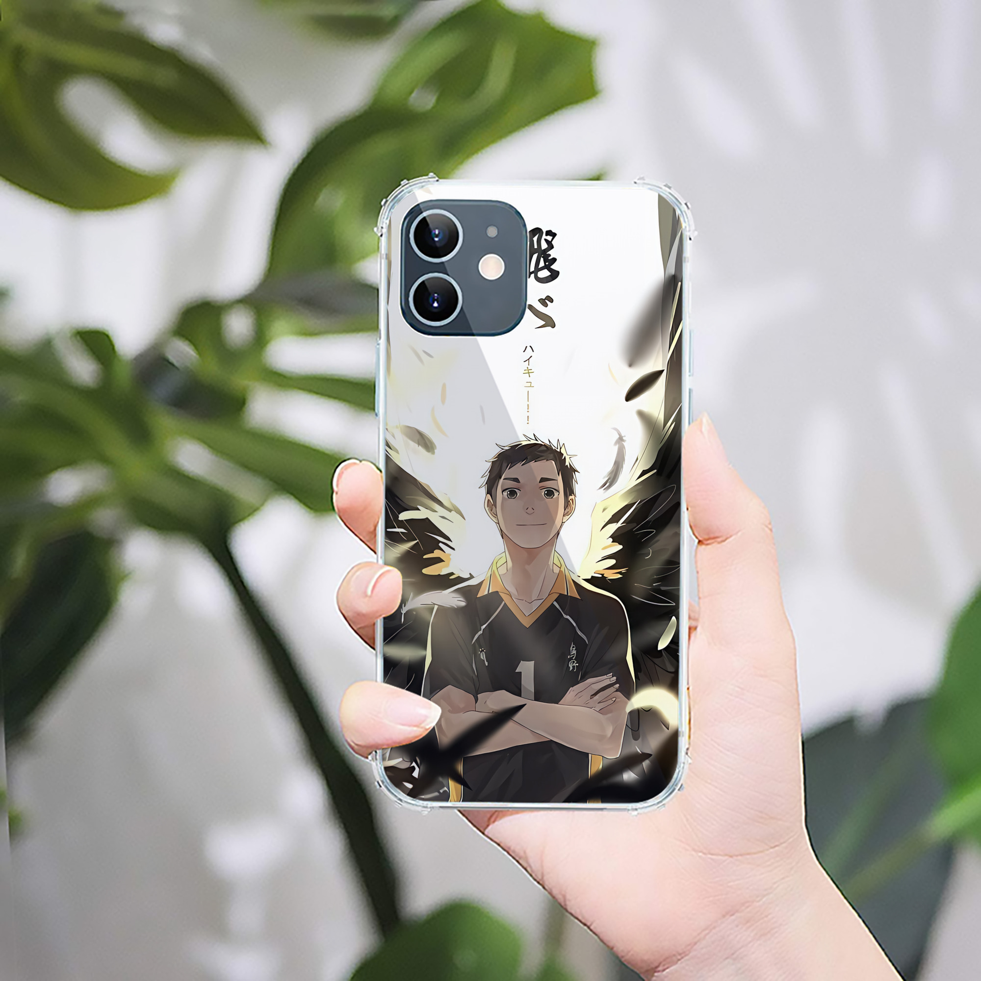 （画像用） ハイキュー!! Haikyu!! 【iPhone 12シリーズ対応】透明スマホケース（クリアソフトケース）